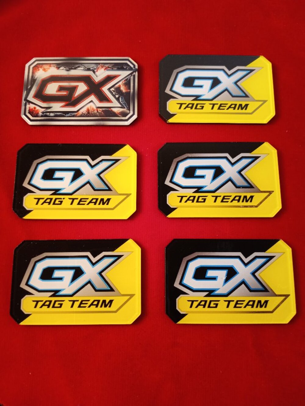 Pokemon GX Tag Team and Pokemon GX plastic tokens lot